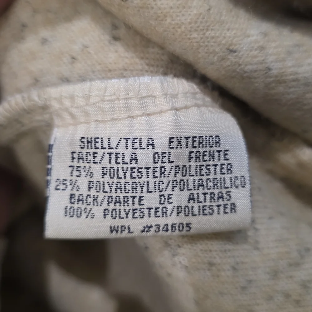 Aberdeen Collection Sherpa 3/4 Zip Oversized Unisex Size XL